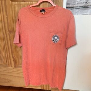 Harley Davidson Men's coral Skull Pocket Tee